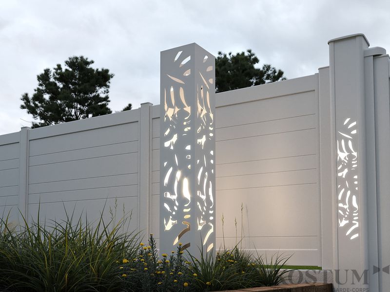 habillage de spot aluminium avec décor